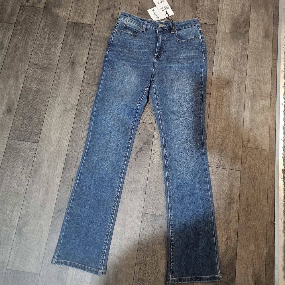 Oat New York Women's Blue Boot Cut Jeans Size 25 {J3}